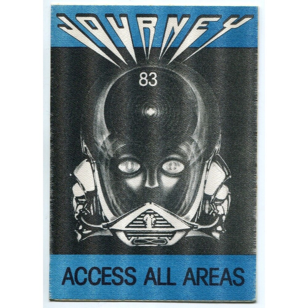 Vintage 1983 Journey Backstage Pass Access All Areas